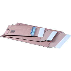 100 x Versandtaschen 150x250 mm / 167x268x52 mm aus Wellpappe