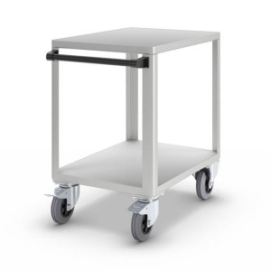Rullvagn Adrian, lastyta LxB 750 x 550 mm, silver RAL 9006