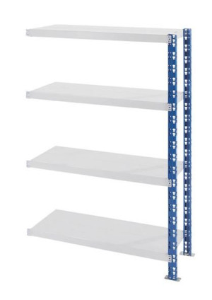 Lagerhylla Jolene, hyllplan stålplåt, HxBxD 1508 x 1025 x 500 mm, utby