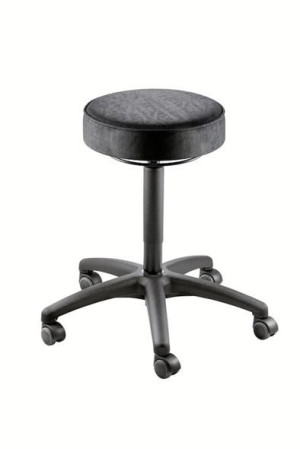 Arbetspall Isak, med hjul, sits, konstläder