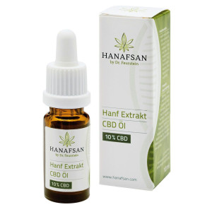 CBD OEL 10% Hanafsan 10 ml Tropfen zum Einnehmen
