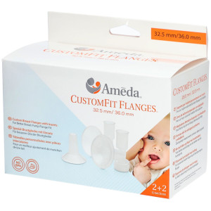 Ameda Customfit Borstschild Xxl 36mm 2 St Brusthütchen, -hauben, -schalen