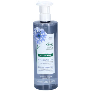 Klorane 3-in1 Micellair Water with Organic Cornflower 400 ml Gesichtswasser