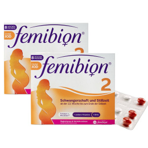 Femibion 2 Grossesse + allaitement sans iode x2 2x120 St Kombipackung