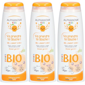 Alphanova kids Va Prendre ta Douche Apr Bio 250 ml x3 3x250 Duschgel