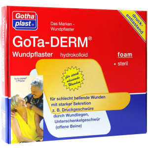 Gothaplast Gota-Derm thin hydrokoll.Wundpfl.steril 15x15 cm 1 St Pflaster
