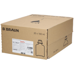 Glucose 5% B.Braun Ecoflac Plus Infusionslösung 20x100 ml
