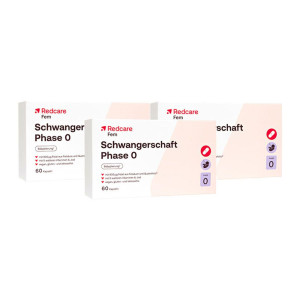 Redcare von Shop Apotheke Schwangerschaft Phase 0 RedCare Kapseln 3er-Pack 3x60 St