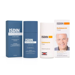 ISDIN Eryfotona® AK Fluid + Eryfotona Night 50+50 ml Kombipackung