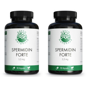 Green Naturals Spermidin Forte 5,5 mg vegan x2 2x90 St Kapseln
