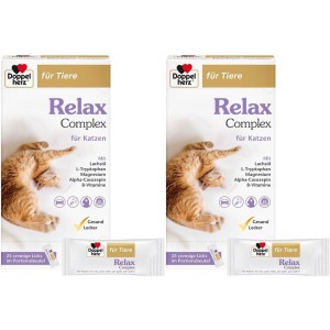 Doppelherz für Tiere Doppelherz Relax Complex für Katzen Doppelpack 2x25x10 g Paste