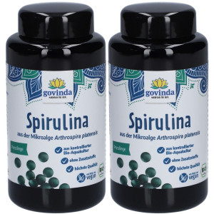 Govinda Bio-Spirulina 2x 2x180 g Kapseln