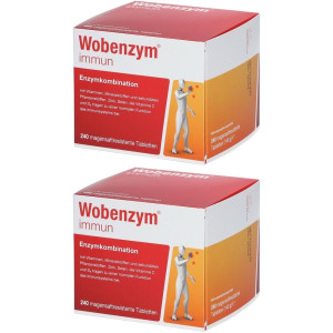 Wobenzym immun magensaftresistente Tabletten 2x 2x240 St magensaftresistent
