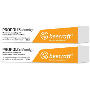 Beecraft Propolis Mundgel 2x 2x20 ml