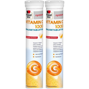 Doppelherz® system Doppelherz Vitamin C 1000 system Brausetabletten 2x 2x40 St