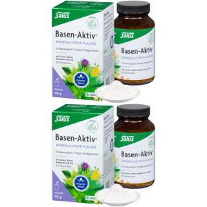 Salus Basen Aktiv Mineralstoff-Kräuter-Extrakt-Pulver 2x 2x90 g Pulver zur Herstellung einer Susp. zum Einnehmen