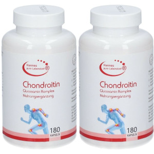 Pure Chondroitin Glucosamin+C Komplex Vegi Kapseln 2x 2x180 St