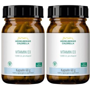 Heidelberger Chlorella Vitamin D3 Kapseln 2x 2x120 St