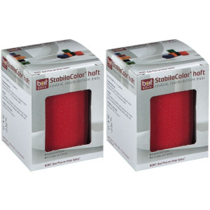 Bort StabiloColor haft Binde 8 cm rot 2x 2x1 St Binden