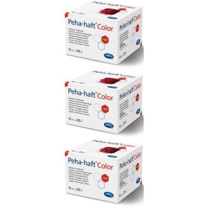 Peha-Haft Color Fixierb.latexfrei 6 cmx20 m rot 3x 3x1 St Binden