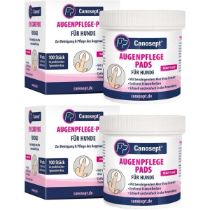 Canosept Augenpfl PAD Hund x2 2x100 St Zahnbürste