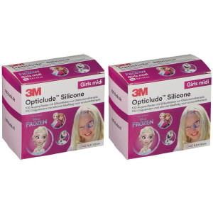Opticlude Silicone Disney girls midi 5,3x7 cm 2x 2x100 St Pflaster