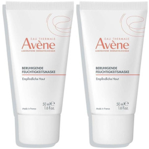 Avene beruhigende Feuchtigkeitsmaske 2x 2x50 ml Emulsion