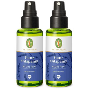 PRIMAVERA Ganz entspannt Raumspray Bio 2x 2x50 ml Ätherisches Öl