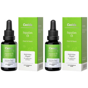 Casida Squalan Öl Haut & Haare pflanzlich 2x 2x30 ml