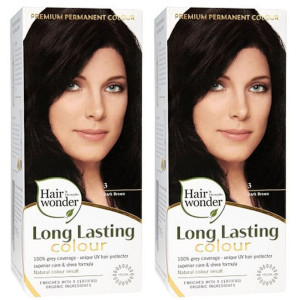 Hennaplus Long Lasting dark brown 3 2x 2x100 ml Flüssigkeit