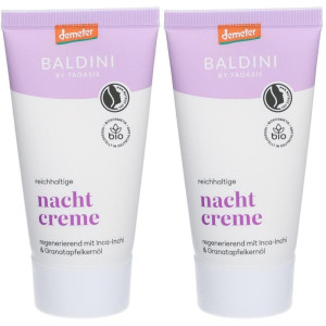 BALDINI by TOASIS Baldini reichhaltige Nachtcreme demeter 2x 2x50 ml Creme