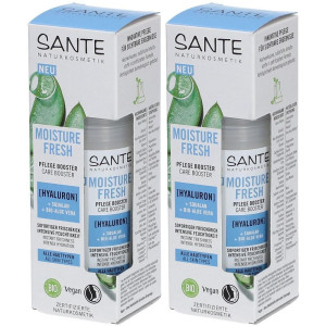 SANTE Moisture Fresh Pflege Booster Hyaluron Creme 2x 2x50 ml