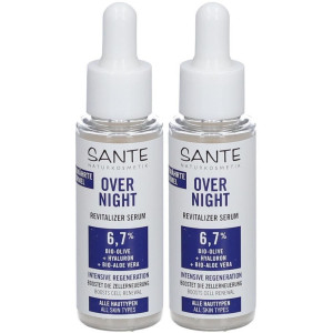 SANTE Overnight Revitalizer Serum Hyaluron 2x 2x30 ml Tinktur