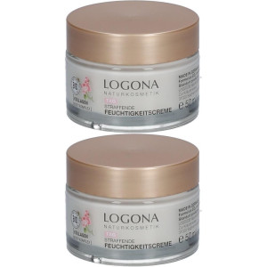 LOGONA Moisture Lift straff.Feuchtigkeitscreme Bio-Rose 2x 2x50 ml Creme