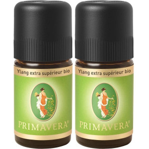 PRIMAVERA Ylang Extra superieur Bio ätherisches Öl 2x 2x5 ml Ätherisches