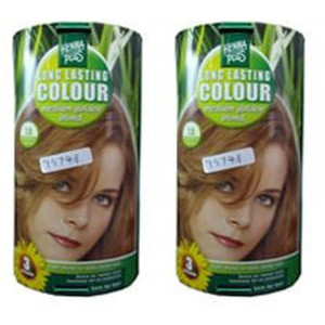 Hennaplus Long Lasting medium golden blond 7,3 2x 2x100 ml Flüssigkeit