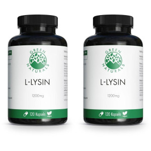 Green Naturals L-Lysin 1200mg hochdosiert veg.Kps. 2x 2x120 St Kapseln