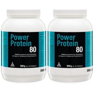 Endima Power Protein 80 Vanille Pulver 2x 2x900 g