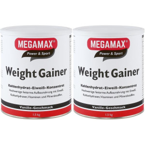 Weight Gainer Megamax Vanille Pulver 2x 2x1500 g