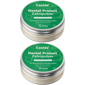 Casida Dental Protect Zahnpulver 2x 2x30 g Pulver