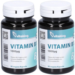 vitaking Vitamin B12 1000 µg Kapseln 2x 2x90 St