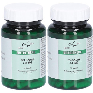 green line Folsäure 0,8 mg Kapseln 2x 2x90 St