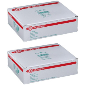 NOBAMED Mullbinden 4 cmx4 m 2x 2x20 St Binden