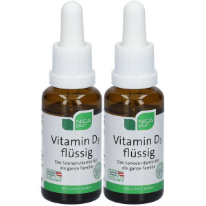 Nicapur Vitamin D3 flüssig 2x 2x25 ml Tropfen