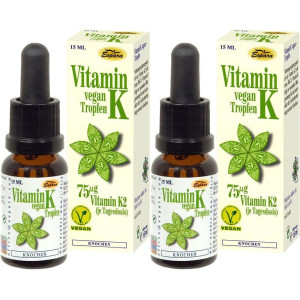 Espara Vitamin K-Tropfen vegan 2x 2x15 ml Tropfen