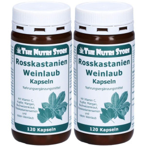 PDM to be maintained Rosskastanien 100 mg Weinlaub 50 Kapseln 2x 2x120 St