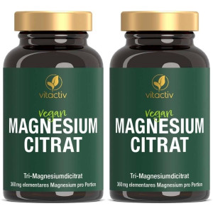 Vitactiv Magnesiumcitrat Kapseln 2x 2x120 St