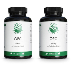 Green Naturals OPC 1000mg aus Traubenkern-Extr.Kps 2x 2x180 St Kapseln