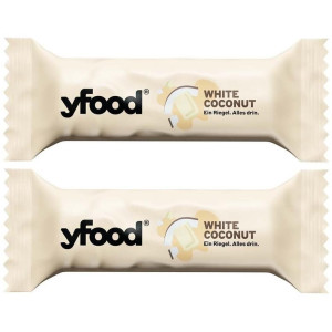 YFood Riegel Coconut & White Chocolate 12x60 g 2x 2x12x60
