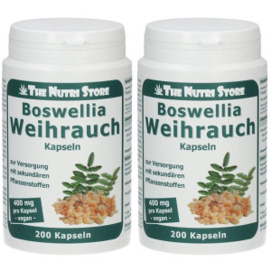 The Nutri Store Weihrauch 400 mg Kapseln 2x 2x200 St